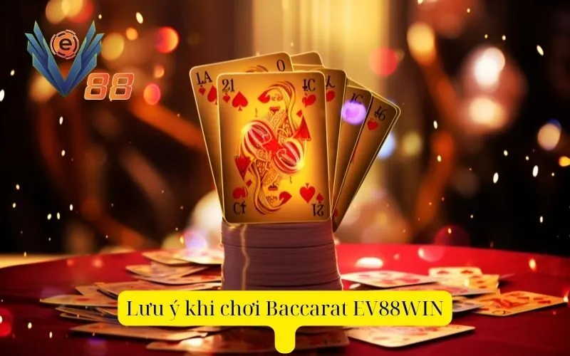 Lưu ý khi chơi Baccarat EV88